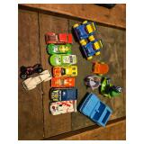 Mixed Toy Car Lot: Hot Wheels, Disney Cars & More