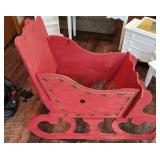 VTG Solid Wood Sleigh