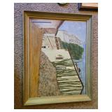 Framed Landscape & Folk Art Wall Decor