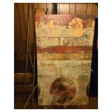 Large Contemporary Abstract Canvas Wall Art 24x48