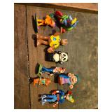 Assorted Cartoon Character Figure Lot