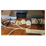 LG Lot Of Various Office Supplies/Chargers & More
