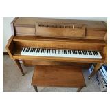 VTG Story & Clark Piano W Bench & Key
