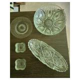 Vintage Glassware: Medallion, Ridge & Star, Nucut
