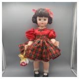 MADAME ALEXANDER "CHRISTMAS KELLY" 20" VINYL DOLL