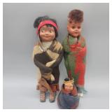 1933 CENTURY OF PROGRESS INDIAN DOLLS