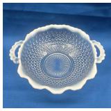 Anchor Hocking Moonstone Handled Bowl