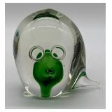 Hong Horizons Glass Snail Figurine