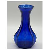 Indiana Glass Cobalt Blue Bud Vase