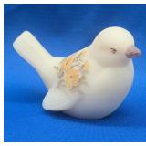 Fenton Handpainted Cameo Satin Bird