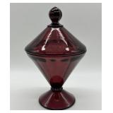 Empoli Amethyst Glass Apothecary Jar