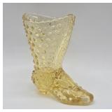 Fenton Colonial Amber Hobnail Boot
