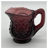 Indiana Glass Oval Star Amethyst Creamer