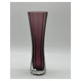 LE Smith Amethyst 12-Sided Vase