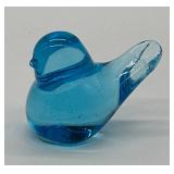 Willow Creek Glass Bluebird Paperweight