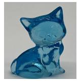 Blue Glass Figurine by Boyd Glass