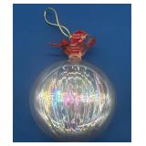 Avon Glass Hummingbird Ornament, 2003