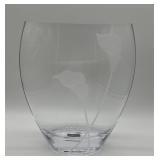 Mikasa Ellipse Crystal Vase, Calla Lily