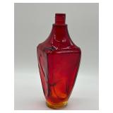ETEE Amberina Glass Liquor Bottle