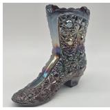 Fenton Daisy and Button Amethyst Boot