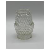 Indiana Glass Diamond Point Fairy Lamp