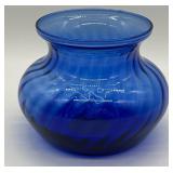 Indiana Glass Special Vase in Cobalt Blue