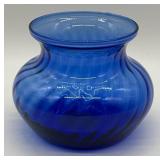 Indiana Glass Special Vase in Cobalt Blue