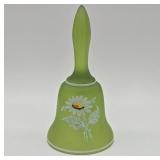 Westmoreland Lime Green Satin Glass Bell