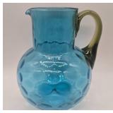 Sapphire Blue Hobbs Brockunier Pitcher