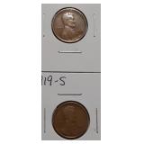 WHEAT CENT- 1919-P 1919-S