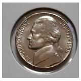 UNC JEFFERSON NICKEL-1958-D