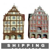 Vintage Model Train Miniature Buildings Stadthaus