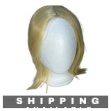 Wig Synthetic Blonde Shoulder Length New