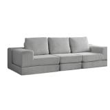 Gray Corduroy Convertible Sofa Bed New in Box