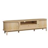 Natural Rattan TV Cabinet New in Box