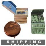 Lot of 10 Nail Kit, Compact Mirror & Lash Cluster