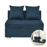 Blue Convertible Sofa Bed New in Box