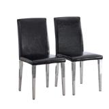 Lot of 2 Black Backrest Chairs New in Box