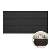 Black 9 Drawer Dresser Cabinet New in Box