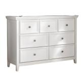 White Modern 7 Drawer Dresser Cabinet New in Box