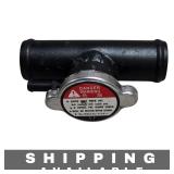 Aluminum In-Line Radiator Filler Neck and Cap New