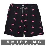 Black & Pink Dolphin Men's Swim Trunks  XL New