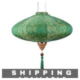 Chinese Lantern Silk Decorative Festival Green New