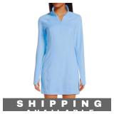 Women Athletic Mock Collar Blue Tunic S New