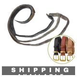 Lot of 3 Casual Leather Belt with Alloy Buckle