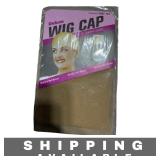 2 Beige Deluxe Wig Cap New