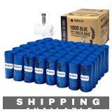 1000 Count Blue Pet Waste Bags 20 Bags New
