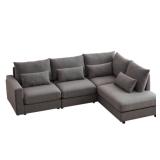 Box of 4 Gray Sectional Sofa New in Box