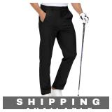 Pants Golf Stretch Gopune Black Size 44 New