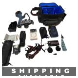 Vintage Canon AE-1 Camera Kit with Bag